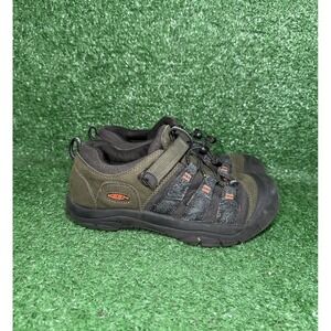 KEEN Kid Size 6Y Newport H2SHO Green Black Casual Comfort Shoes Slip On Sneakers